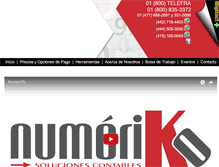 Tablet Screenshot of numeriko.com